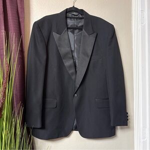 Doni Barassi Black single button suit jacket size 46R